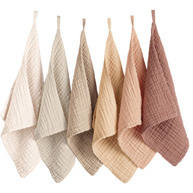 Konssy front packaging view showing six soft face cloths and benefits