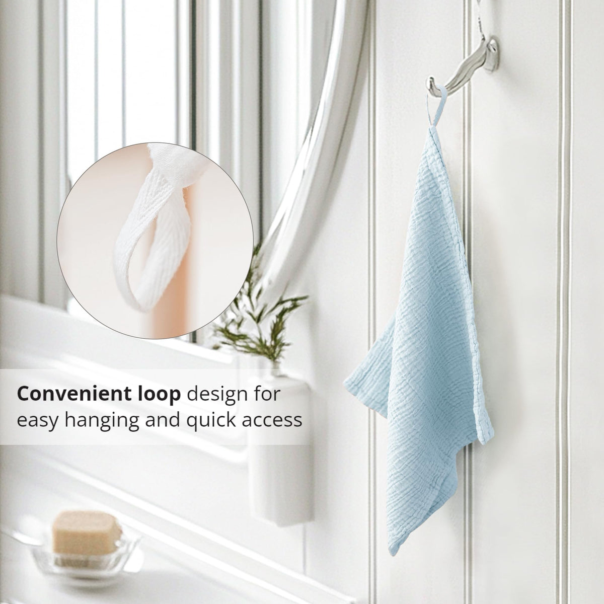 Konssy cloth in use removing makeup gently without harsh rubbing