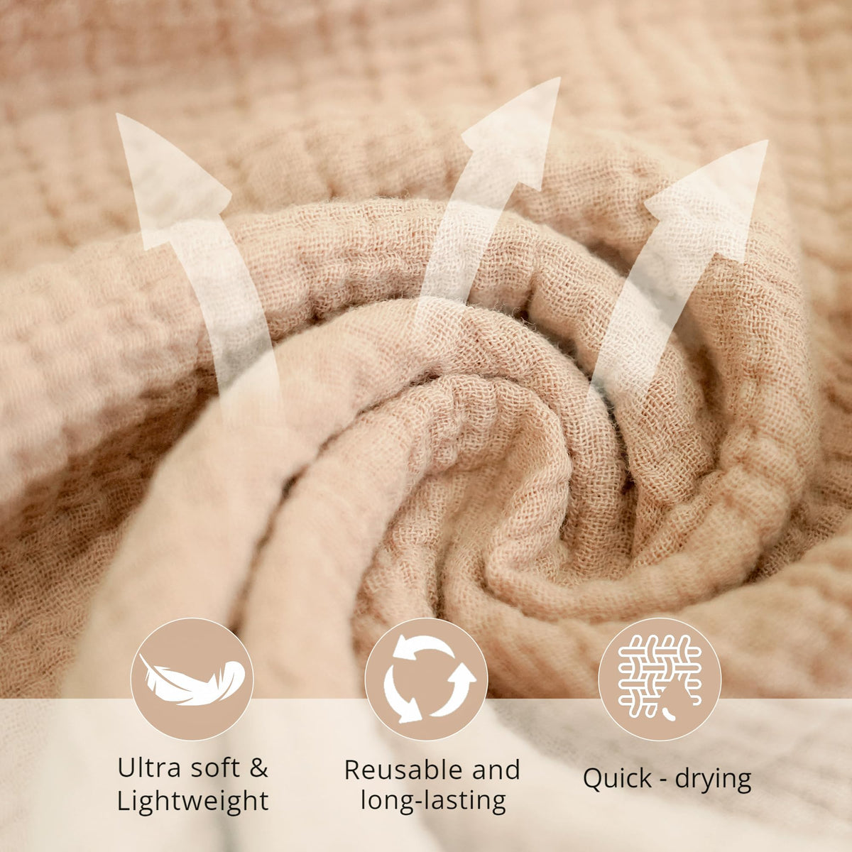 Konssy cloth with cleanser demonstrating effective makeup removal