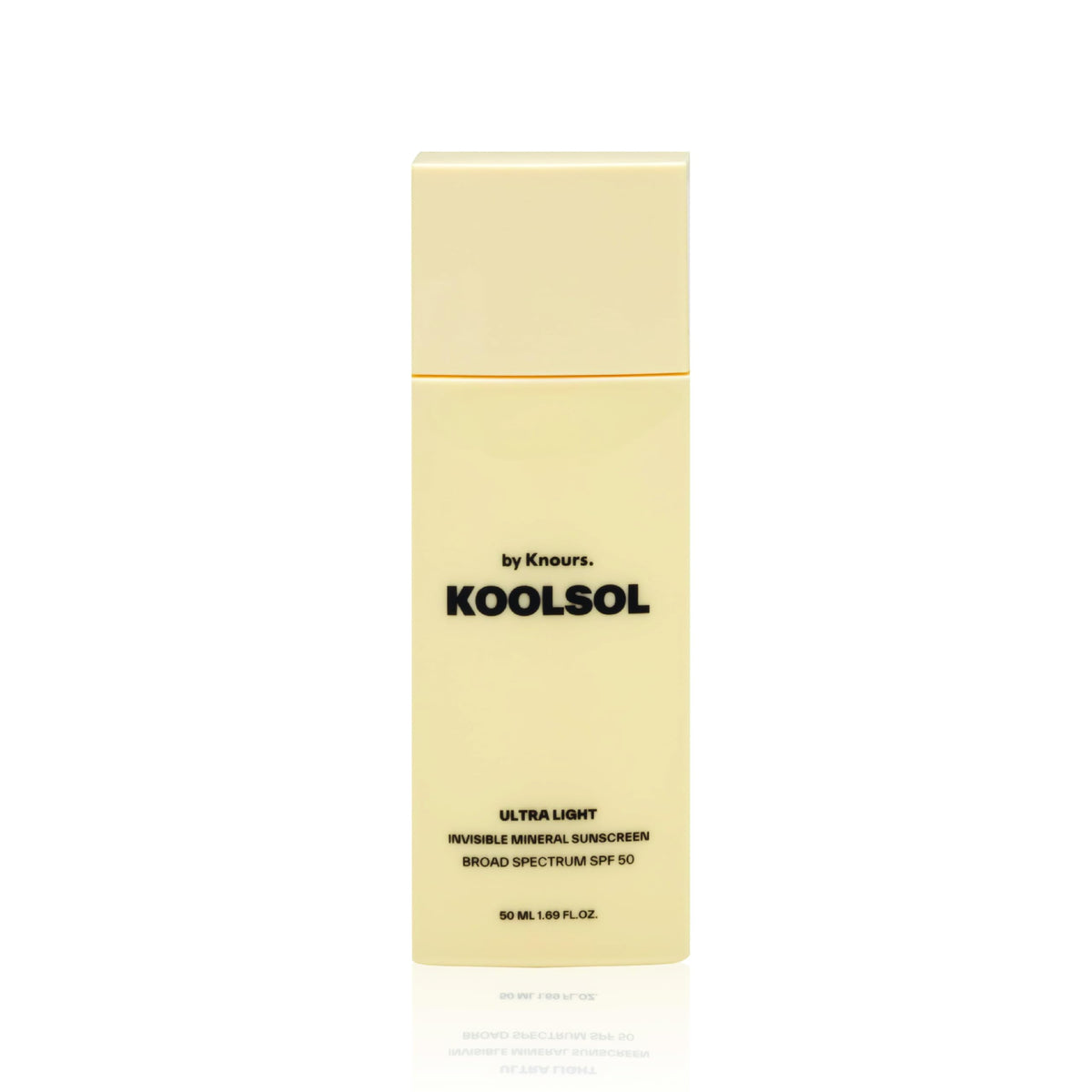 KOOLSOL front packaging shows SPF50 and lightweight benefits