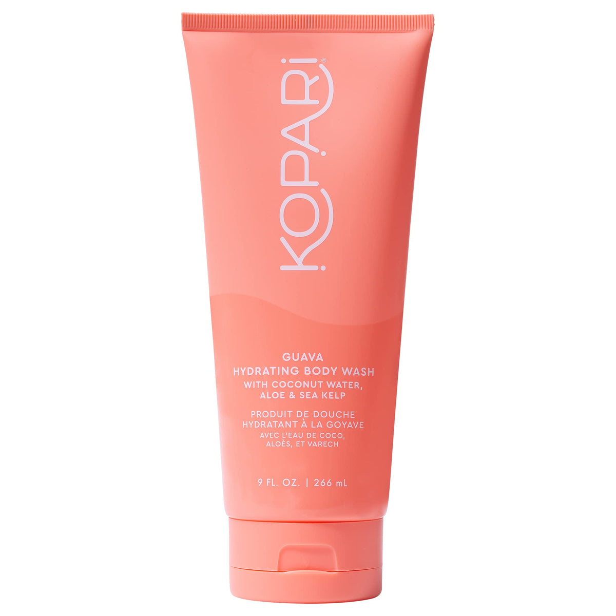 Kopari front bottle showing label and clean packaging benefit