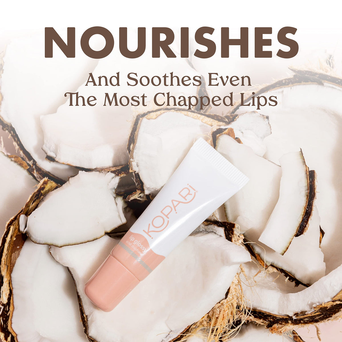 Kopari applicator closeup ready to apply with smooth glide benefit