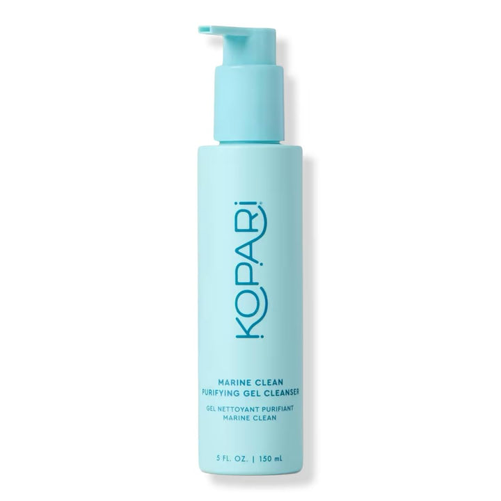 Kopari front packaging showing bottle and branding, clear benefit of recognizable product