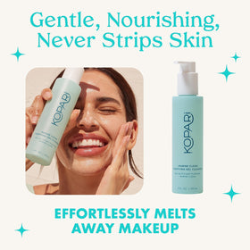 Kopari gel texture close-up illustrating smooth gel consistency and easy application