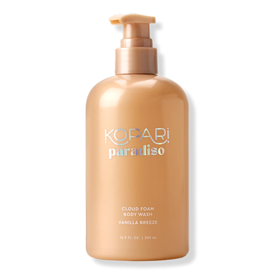 Kopari Paradiso front packaging showing bottle and label for easy identification and shelf appeal