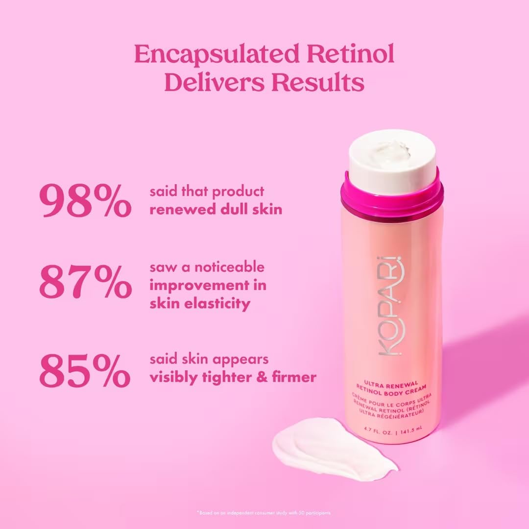 Kopari pump dispensing cream demonstrating easy, mess-free application