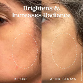 Kopari serum layered under makeup for smooth complexion