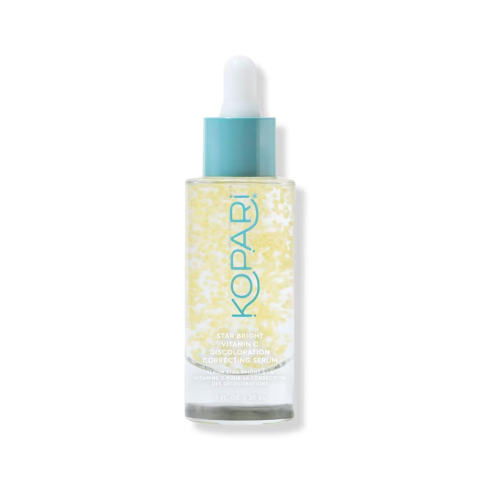 Kopari front packaging showing brightening serum for clear skin