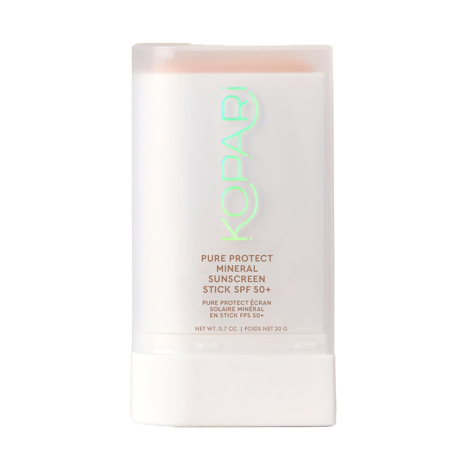 Kopari stick front packaging showing SPF 50+ protection and compact design