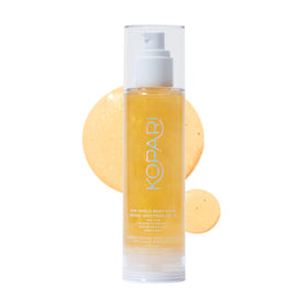 Kopari front packaging showing gold 5 oz tube and SPF 50 benefit