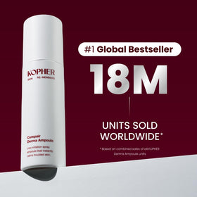 Kopher close-up label highlighting 10GF ingredients and targeted renewal benefit