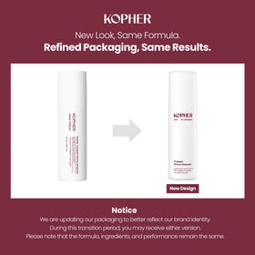 Kopher spray nozzle in action, misting product for even absorption