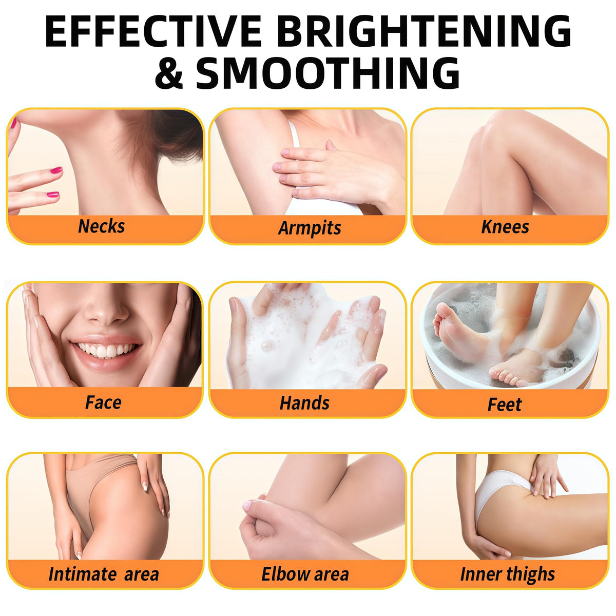 KORA BALM used on underarm area to reduce dark spots and even tone