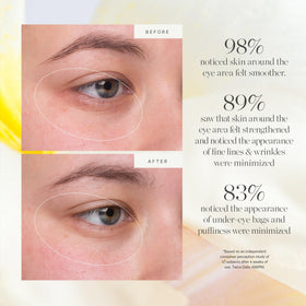 KORA Organics quinoa peptides close-up showing firming skin support