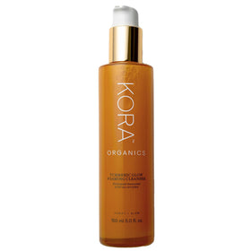 KORA Organics front packaging showing cleanser and benefits