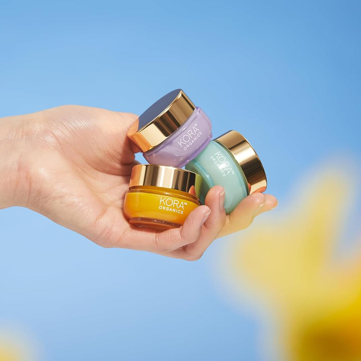 KORA Organics label close-up showing certified organic and cruelty-free claims