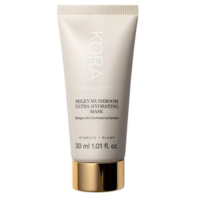 KORA Organics front packaging showing the jar and box, conveys clean organic skincare
