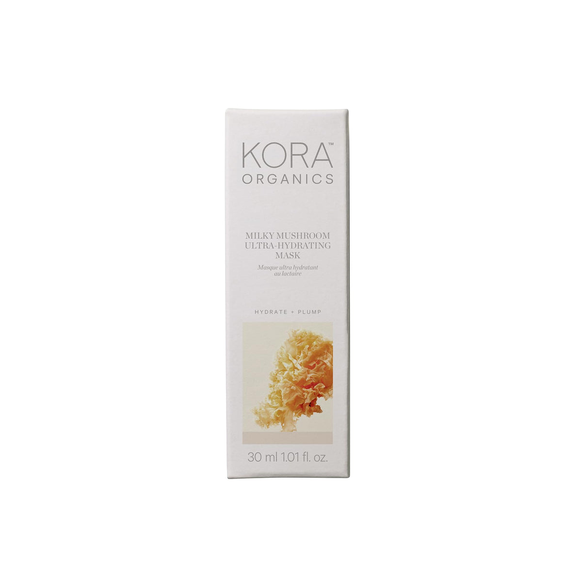 KORA Organics jar in hand for size comparison, indicates travel-friendly 1.01 fl oz