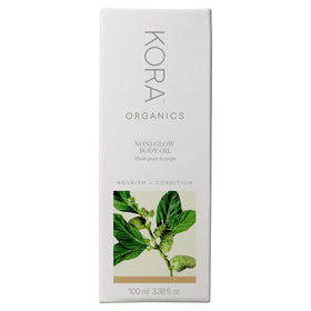 KORA Organics being massaged onto legs showing smoothing and glow benefit