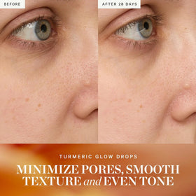 KORA Organics dropper dispensing serum to demonstrate easy, precise application benefit