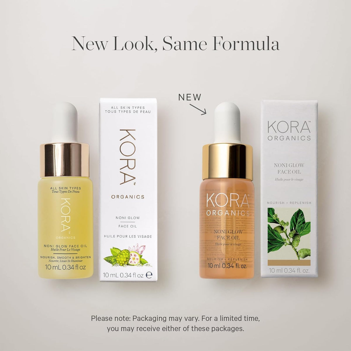 KORA Organics small bottle tucked in travel bag for on-the-go hydration