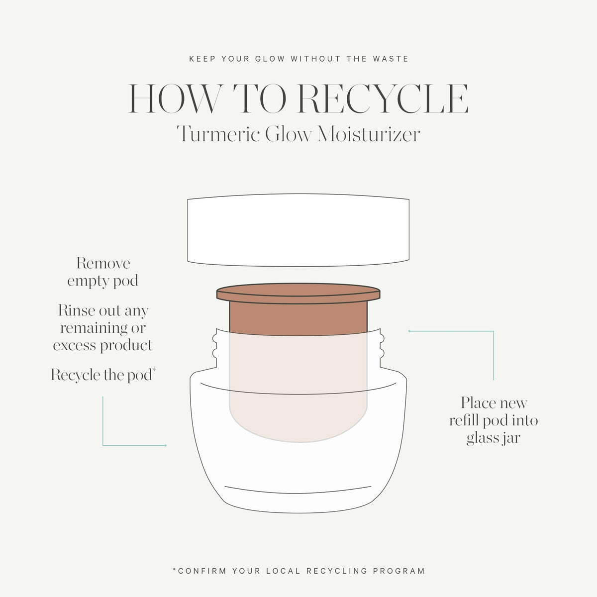 KORA Organics cream applied to hand illustrating lightweight, non-greasy finish