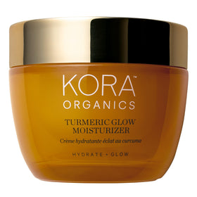 KORA Organics front jar showing clean organic moisturizer and branding benefits