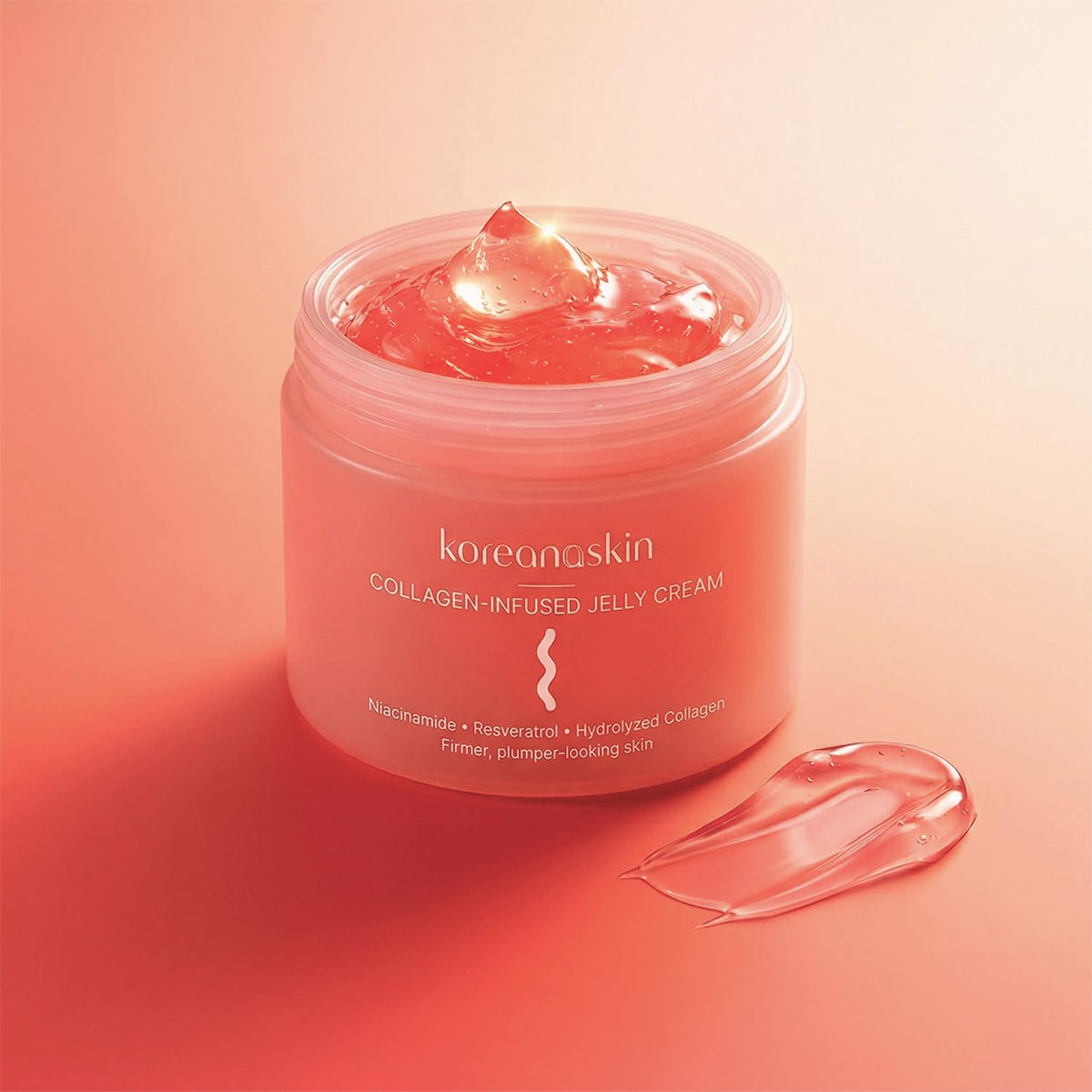 Koreana Skin before-after swatch showing improved skin radiance benefit