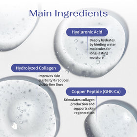 Koreana Skin box open with individual hydrogel sheets and protective tray