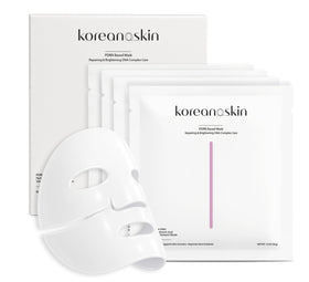 Koreana Skin box front showing four hydrogel masks and product benefit
