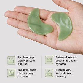Koreana Skin patch held in hand for size comparison and convenience