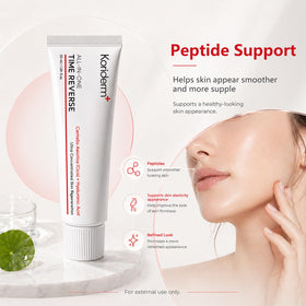 KORIDERM cream being dispensed to show easy, single pump use