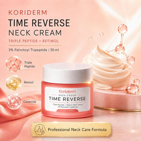 KORIDERM open jar showing smooth cream texture with quick absorption benefit