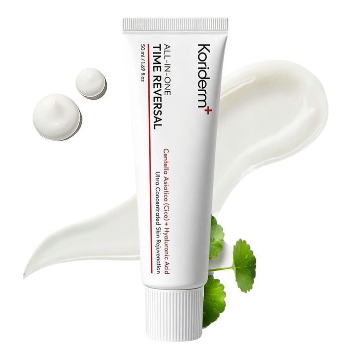 Koriderm Time Reverse front packaging showing clean jar and benefits