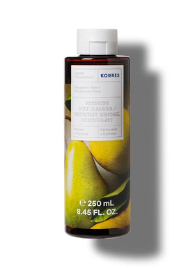 KORRES front packaging showing bottle and label benefit of gentle cleanse