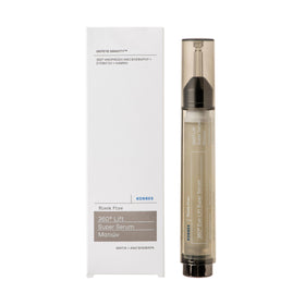 KORRES close-up of serum texture showing lightweight consistency for quick absorption advantage
