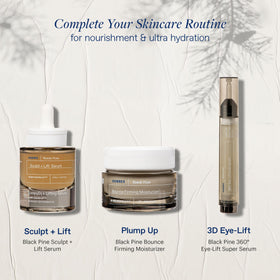 KORRES jar on bathroom shelf in lifestyle scene conveying clean, botanical skincare routine