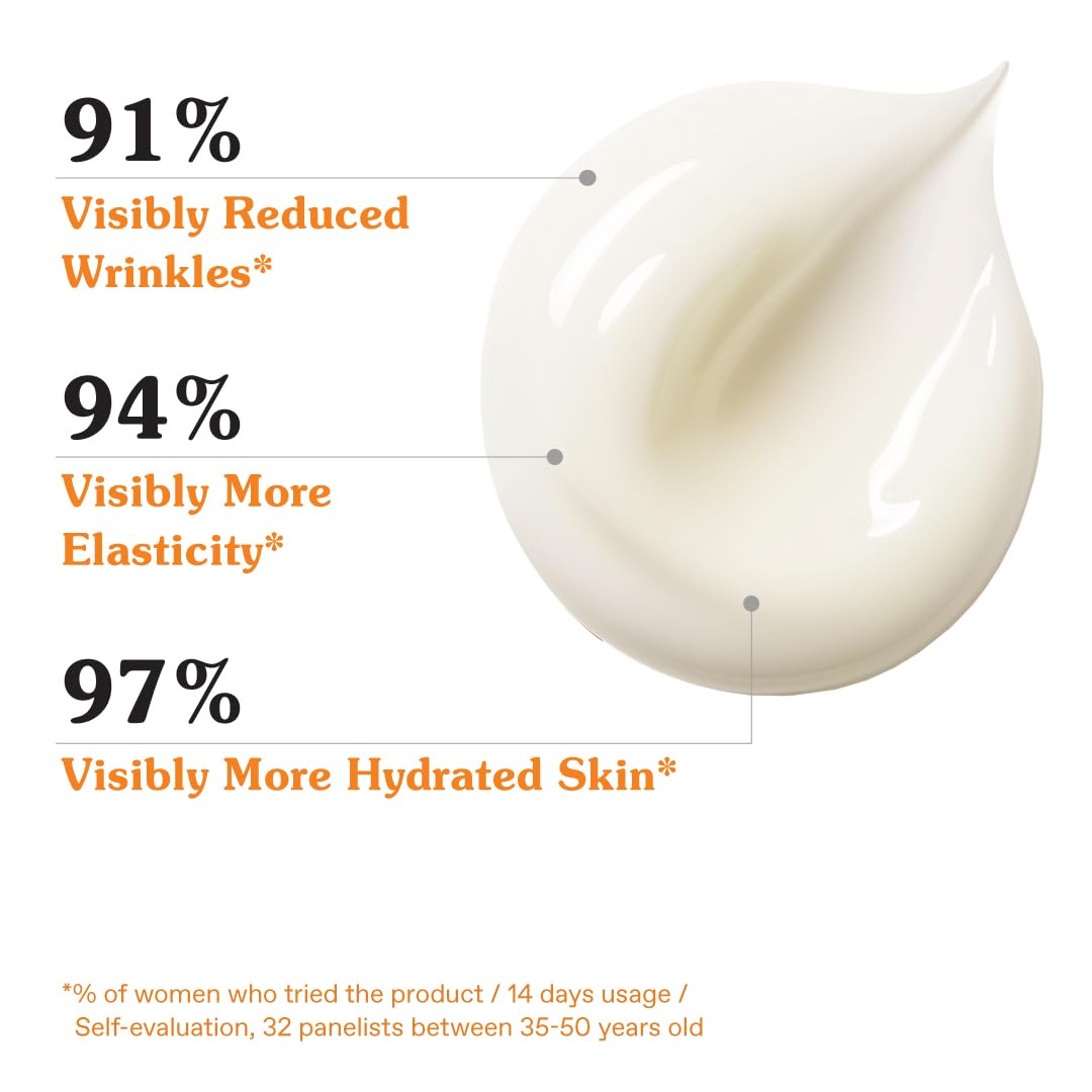KORRES cream texture close-up illustrating lightweight gel-cream hydration benefit