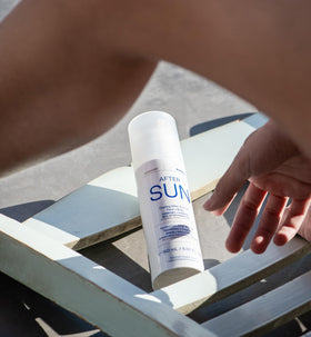 KORRES label detail showing ingredients and clean formulation benefits
