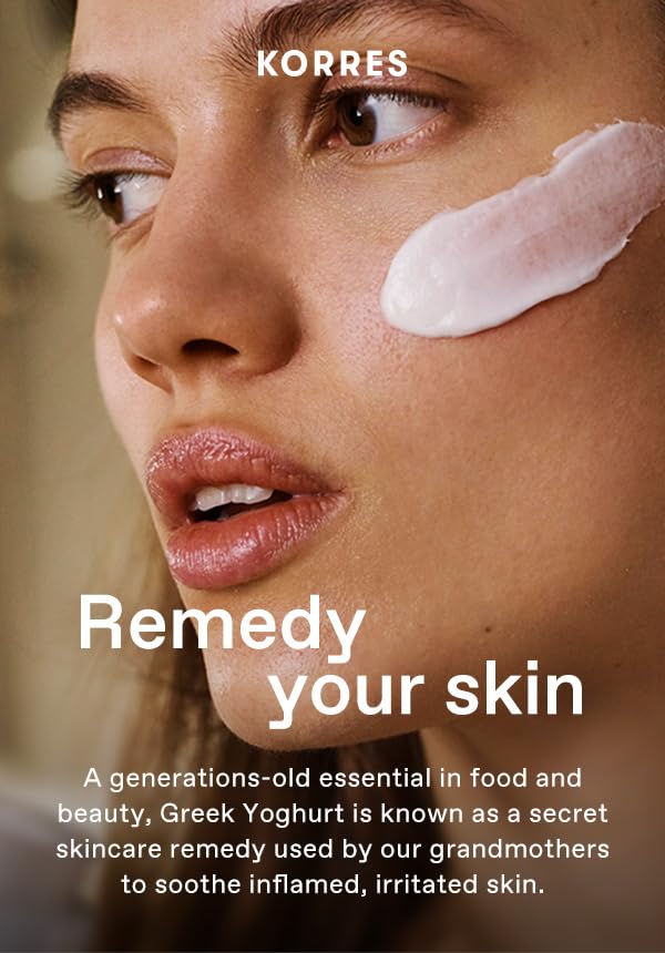 KORRES gel texture close-up demonstrating lightweight, non-greasy hydration