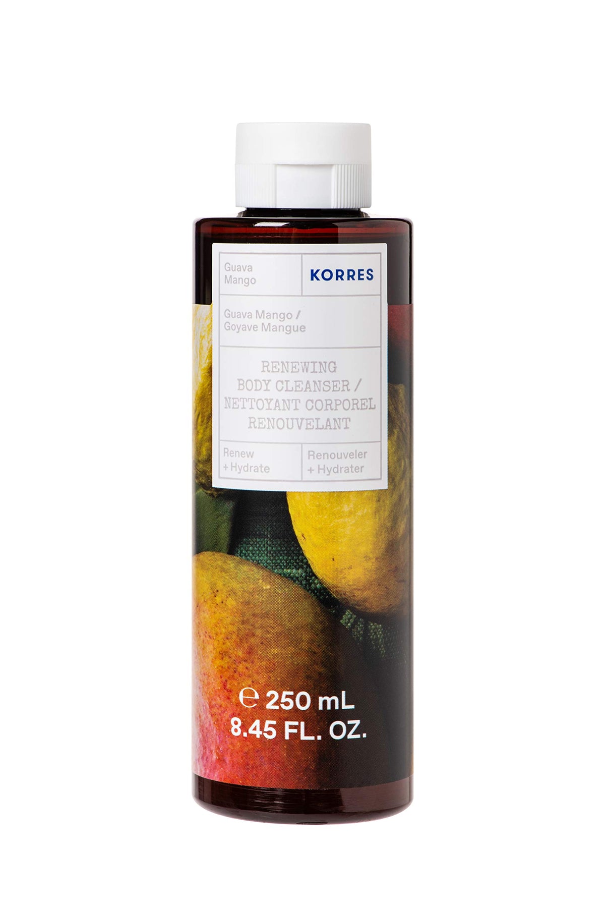 KORRES front packaging view showing product and benefits