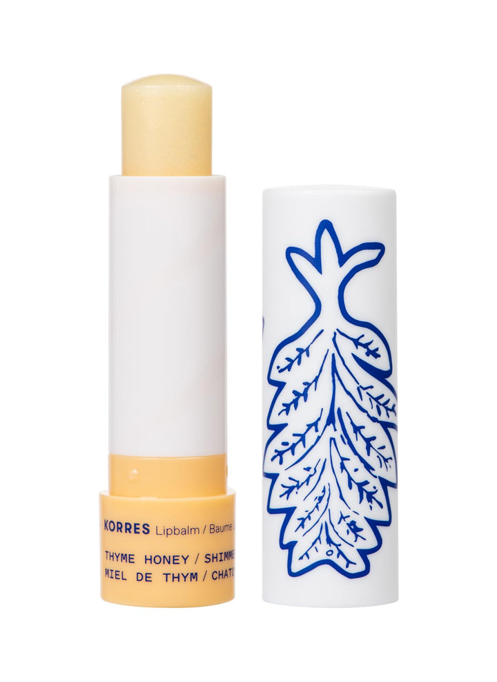 KORRES front packaging showing stick and label, highlights clean botanical care
