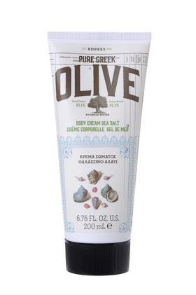 KORRES lotion on bathroom shelf in lifestyle scene, conveying daily routine and freshness