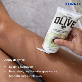 KORRES recyclable packaging label emphasizing eco-friendly, ethical sourcing