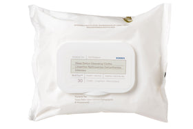 KORRES front packaging of 30-count wipes showing clean, travel-ready design and convenience