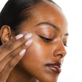 KORRES clear product label highlighting key ingredients and clean formula