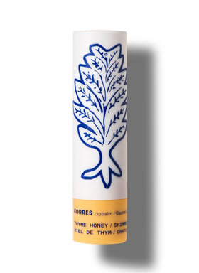 KORRES texture close-up of balm surface, shows smooth nourishing formula