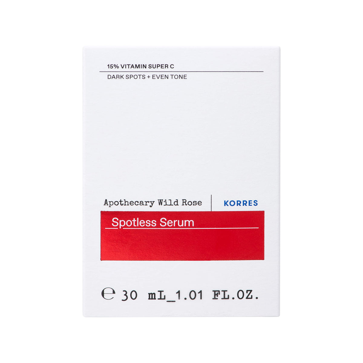 KORRES serum two‑phase bottle being shaken for activation benefit