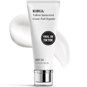 KORUA tin front packaging showing compact sunscreen for travel