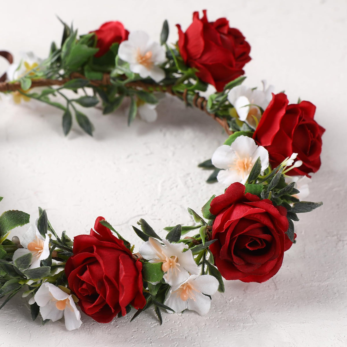 KorViSHOW rose crown worn at festival showing playful boho styling versatility